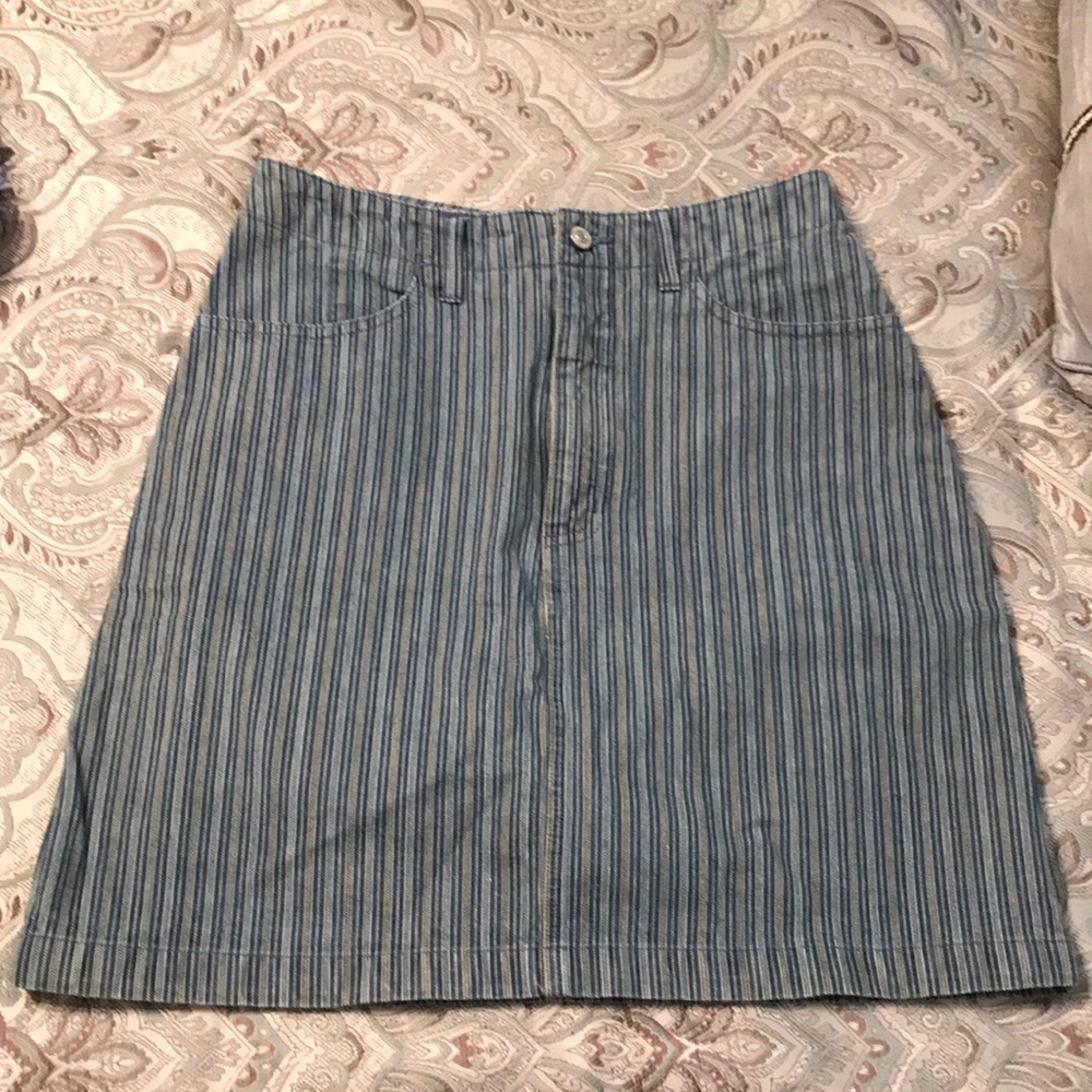 Dockers Jean Skirt Sz 12 Excellent Condition